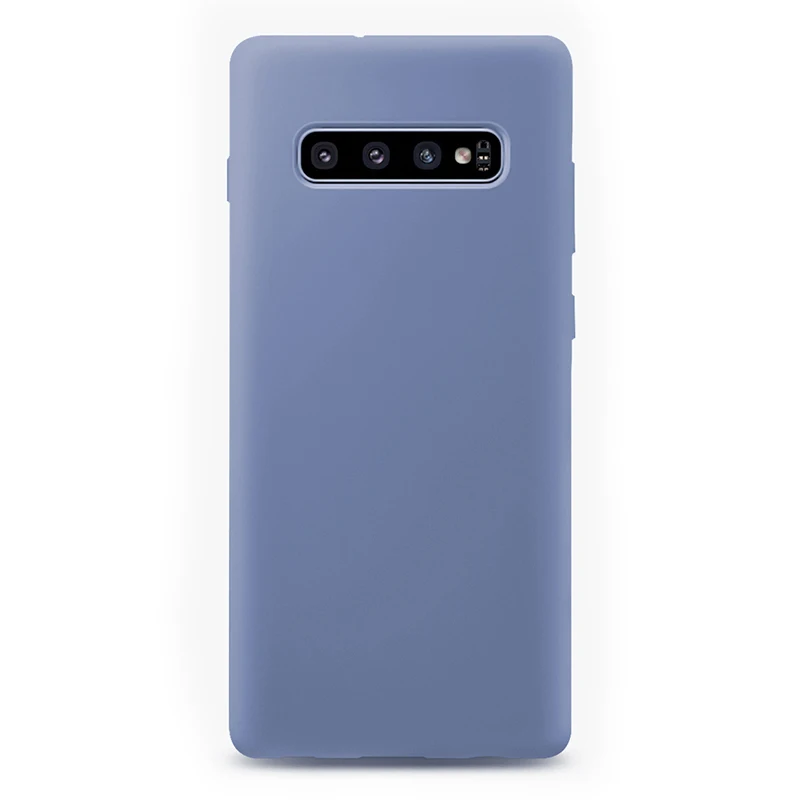 4 Жидкий силиконовый чехол для samsung s10 s8 s9 plus s10E, чехол для смартфона galaxy s 8 9 10 E s8plus s9plus s10plus, чехол - Цвет: 4