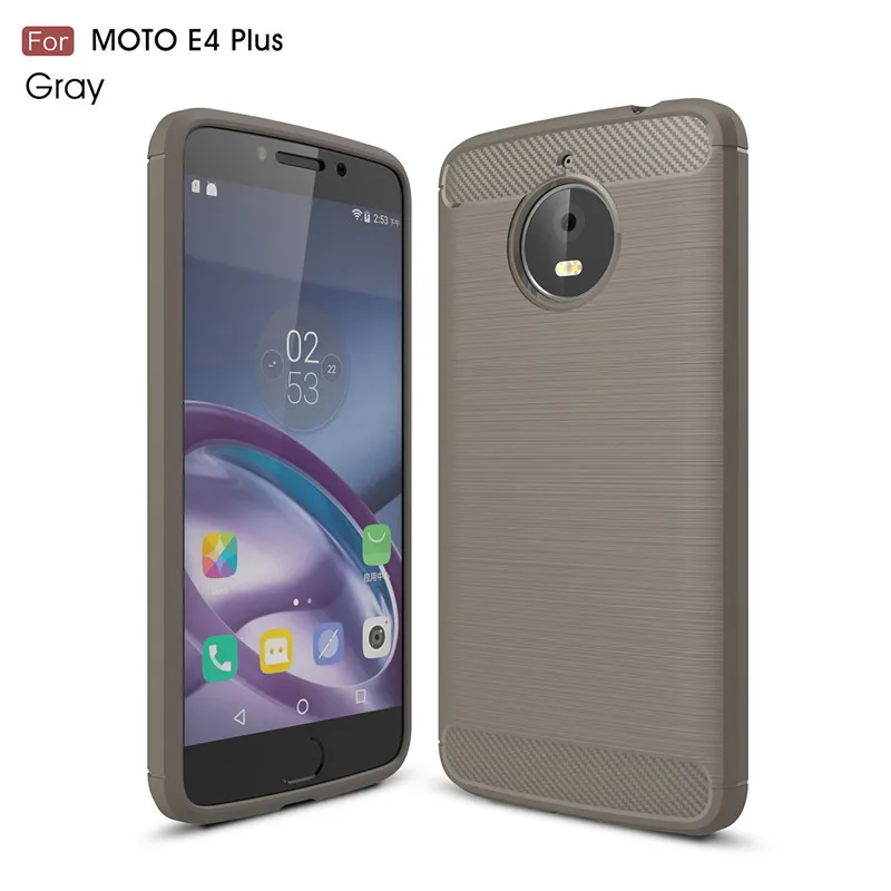 Cases for Motorola Moto E4 Plus 5.5 inch New Soft Silicone TPU Case Back Cover Mobile Phone bags / |
