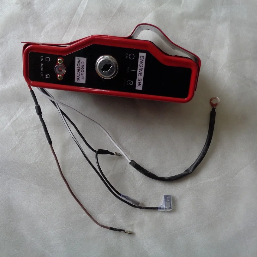 Комплект для электрозапуска GX340 GX390 GX420 177F 188F Engnine 4 шт. (переключатель Пусковой