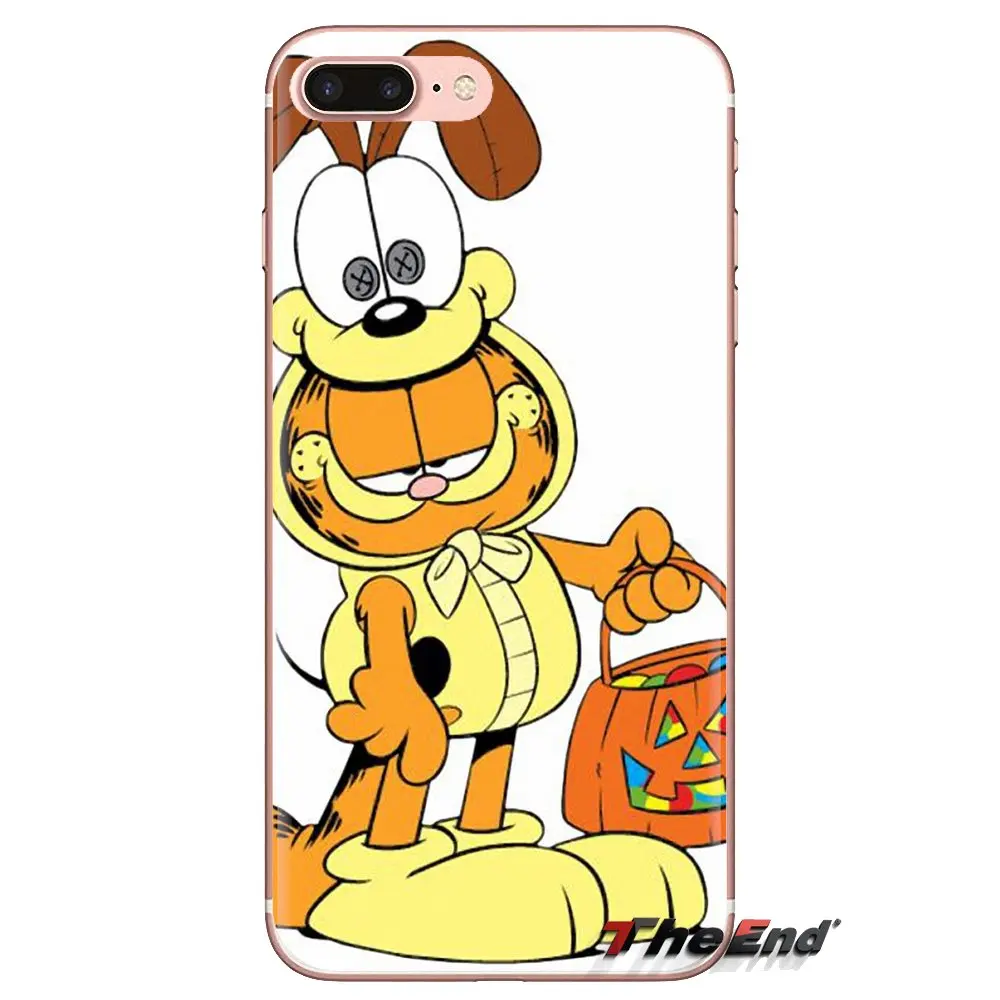 Силиконовый чехол для Xiaomi Redmi 4A S2 Note 3 3S 4 4X5 Plus 6 7 6A Pro Pocophone F1 Take a BERRY Break cartoon Garfield Cat |