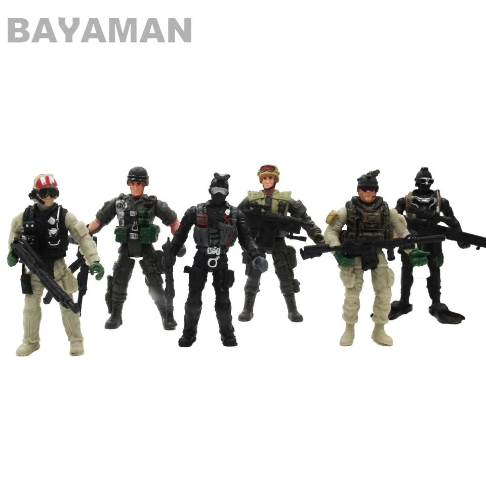 6 шт. подвижные игрушки для мальчиков|Игровые фигурки и трансформеры| |