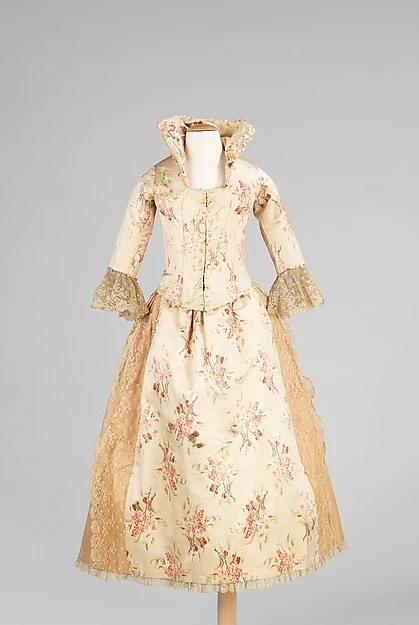 

1885 American Fashionable Printing Dressing Gown