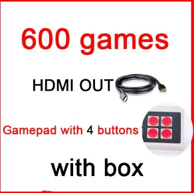 HDMI/AV выход Мини Ретро ТВ игровая консоль поддержка ТВ Портативный игровой плеер Видео игровая консоль к ТВ с 620/600 встроенными играми - Цвет: 600 games US HDMI