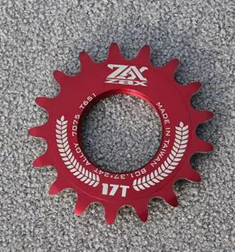 Фиксированная Шестерня велосипед cog Freewheel Cogs ступица блокировки одной скорости 17 т Фиксированное колесо трек маховик стальной трек - Цвет: 17t with Locking
