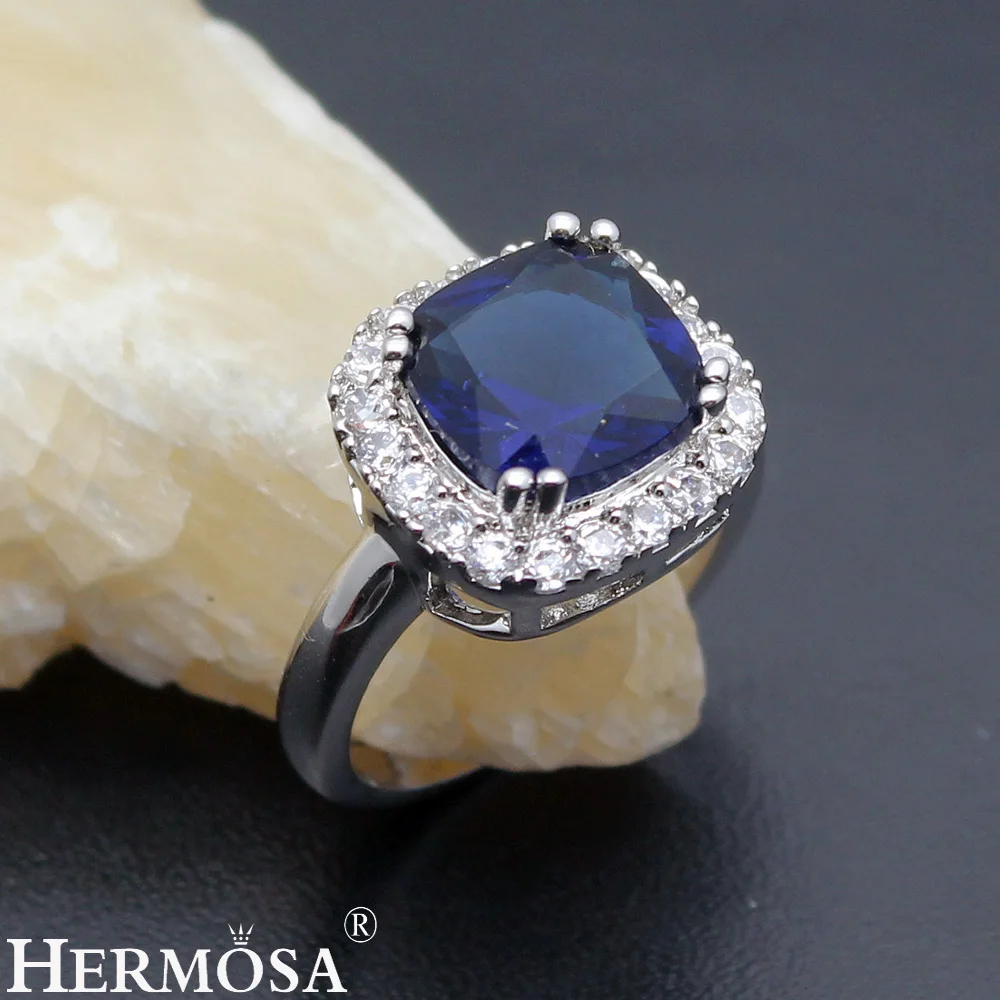 Hermosa Grace подарок блестящие королевские женские ювелирные изделия модное кольцо