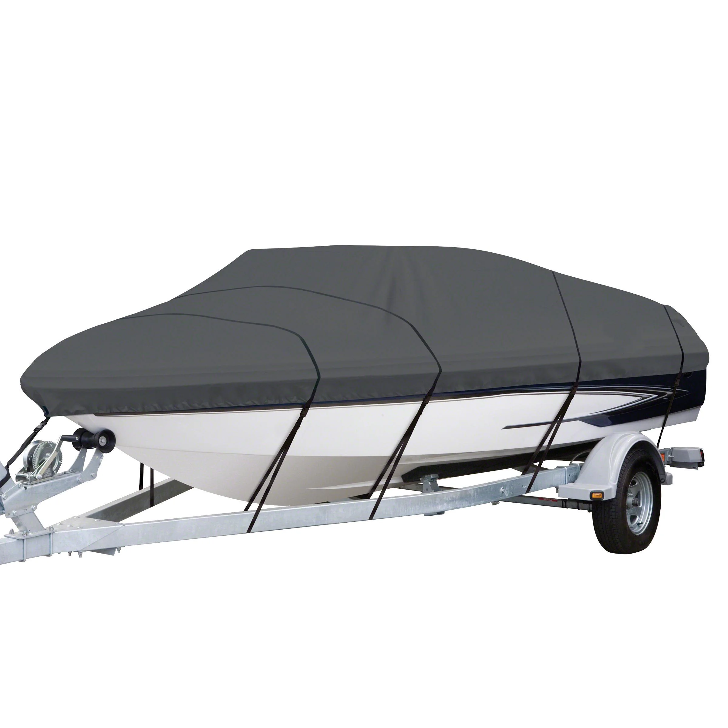 Tirol T25575b 17-19FT крышка лодки 600D Runabout наружная профессиональная из ПВХ подходит для