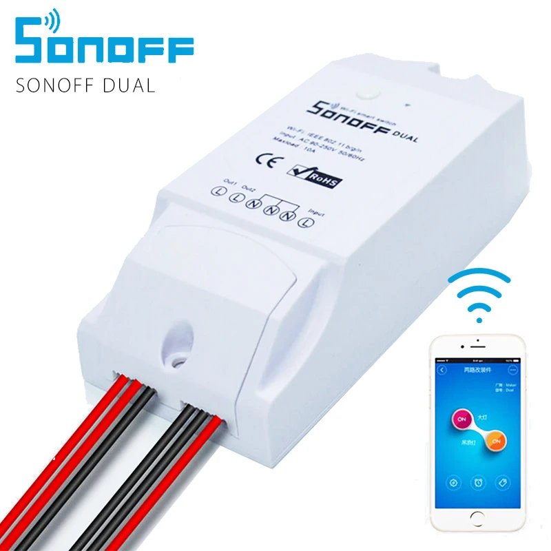 SONOFF DIY WIFI монитор питания на дальние расстояния переключатель дистанционного