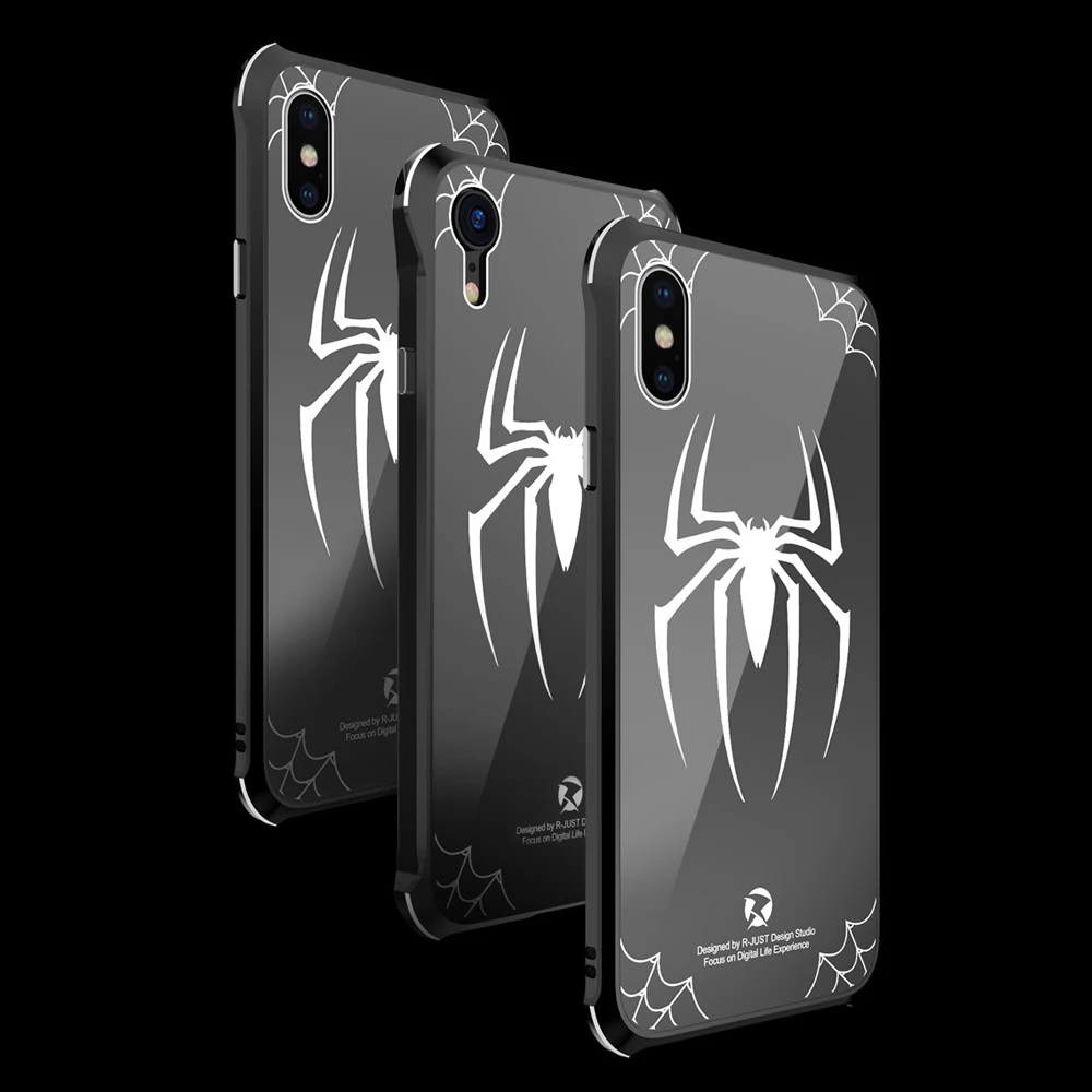 Чехол для iPhone XR Роскошный милый жесткий металлический чехол из алюминиевого
