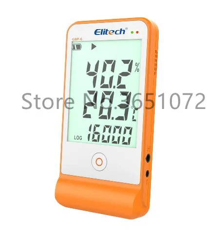 Elitech GSP-6 Temperature and Humidity Data Logger Recorder 16000 Points Refrigeration Cold Chain | Инструменты