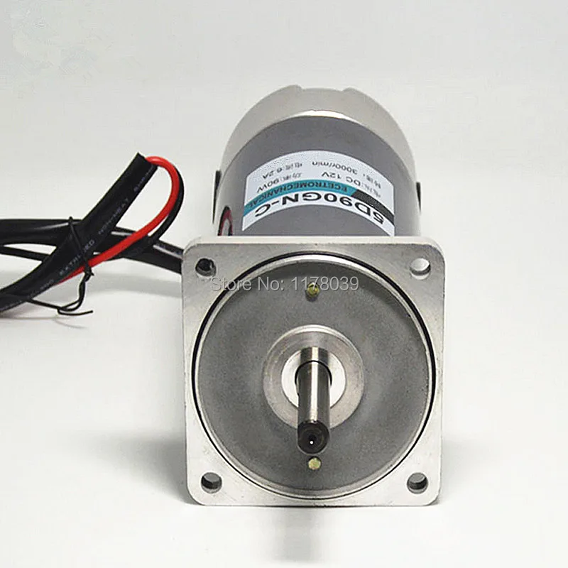 12В 24В постоянный магнит большой крутящий момент двигатель постоянного тока