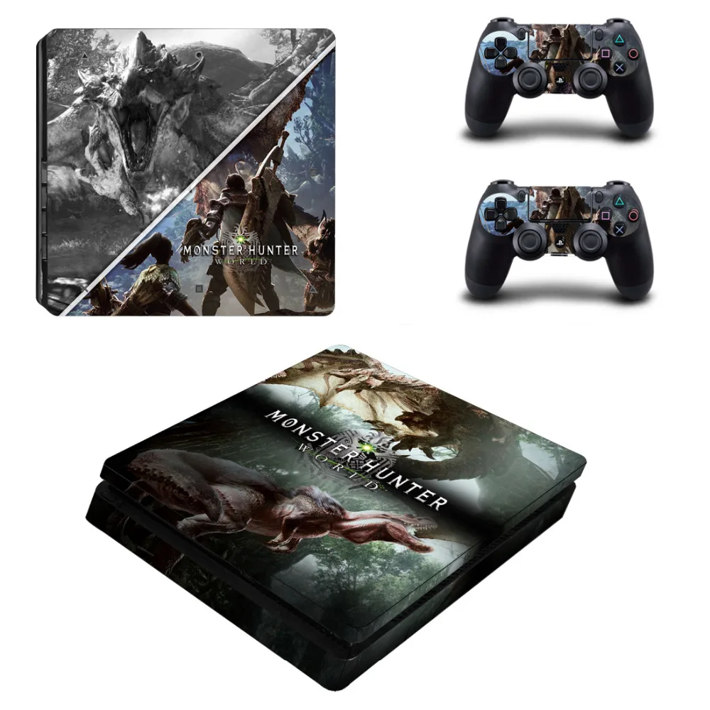 Для игроманов костюм Монстер Хантер для Мир PS4 тонкая кожа Стикеры Sony Игровые