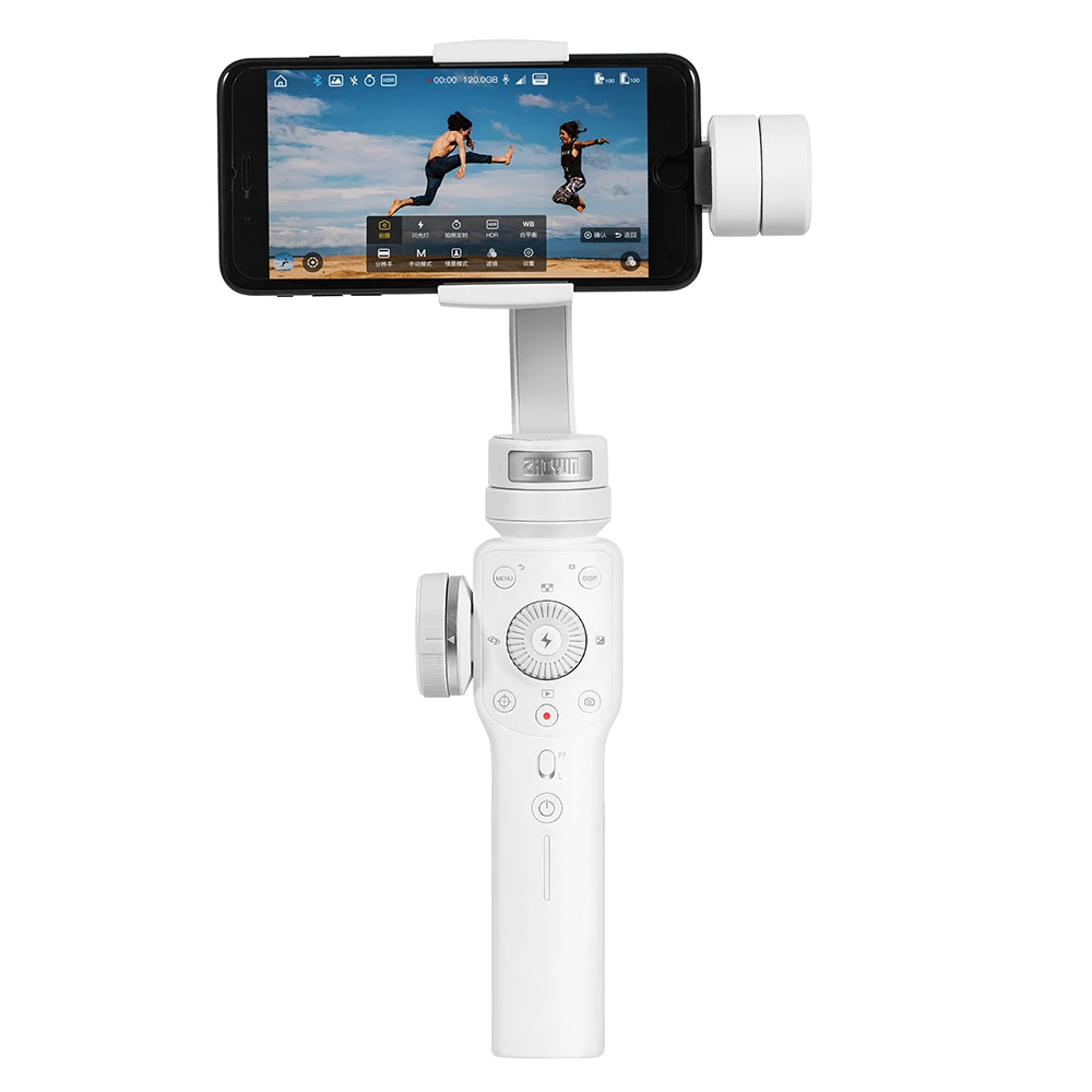 Zhiyun Smooth 4 Handheld Gimbal Stabilizer Object Tracking Focus Pull For iPhone X Samsung S9 Huawei P20 Xiaomi 6 Gopro 5/4/3