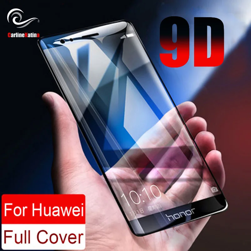 Закаленное стекло 9D Защита экрана для Huawei Mate 20 lite Nova 3i 3 8 Plus Honor play 7c 8x 7x 7A Pro