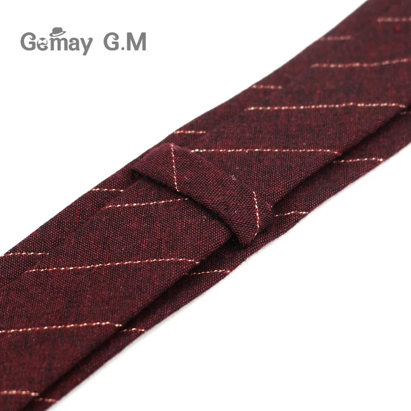 Новые модные мужские галстуки повседневные полосатые для мужчин Узкие хлопковые