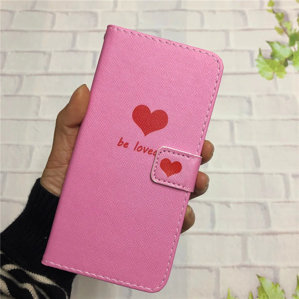 Кожаный чехол-бумажник для Xiaomi mi 9 SE mi 8 Lite A2 F1 Red mi 7 6 6A GO Red mi Note 7 6 Pro 5 Роскошный чехол с откидной крышкой и подставкой с сердечком
