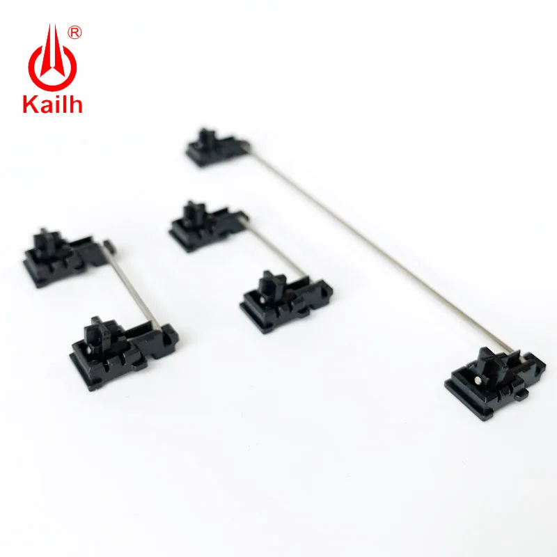 Kailh plate mounted stabilizers black case  for 1350 Chocolate Switches Mechanical Keyboards 2u 6.25u images - 6