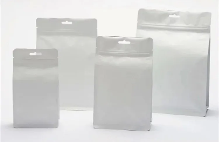 Кофейные зерна/пакет для упаковки порошка посылка бобы бумага 20x29 см + 9 белый цвет