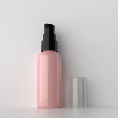 Pink Bottle Black 50 мл X 50 Пустой насос для крема пластиковая бутылка, 50 г эфирный лосьон для лечения насос упаковочный контейнер для косметической продукции путешествия крем банка - Цвет: Pink Bottle Black