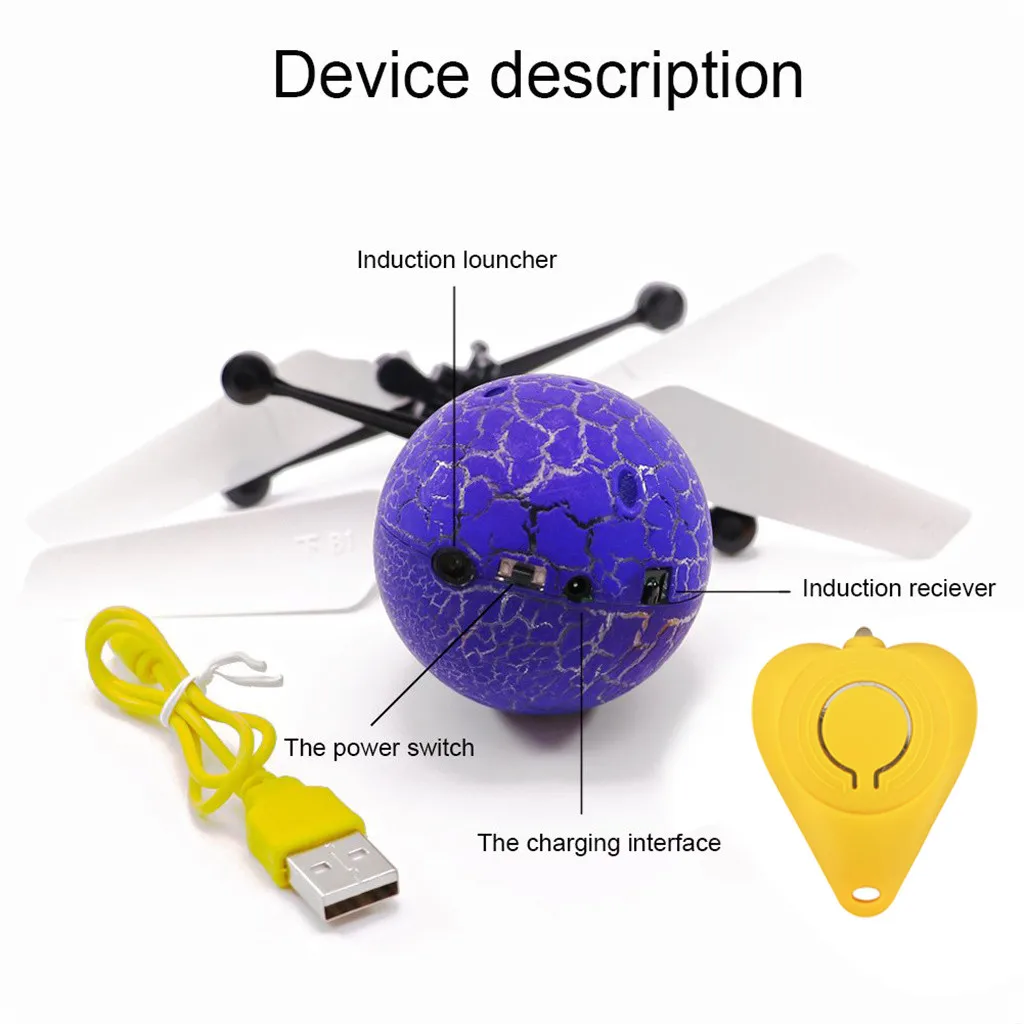 RC Мини Инфракрасный Электрический шар Летающий индукционный мини Дрон
