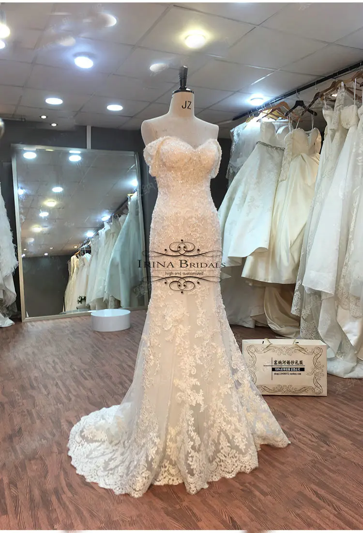 Платье-лодочка brautkleider hochzeitskleid с коротким рукавом и кружевной аппликацией