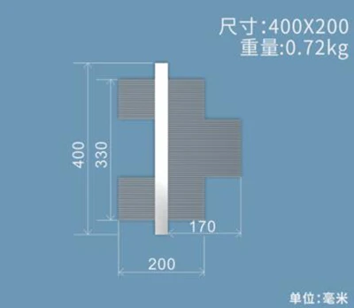 400X200mm 400 мм 500 мм 600 мм Профессиональный контурный профиль калибровочный Металлический Стальной плиточный ламинат плитки общие инструменты контурный Калибр дубликатор - Цвет: 400X200mm