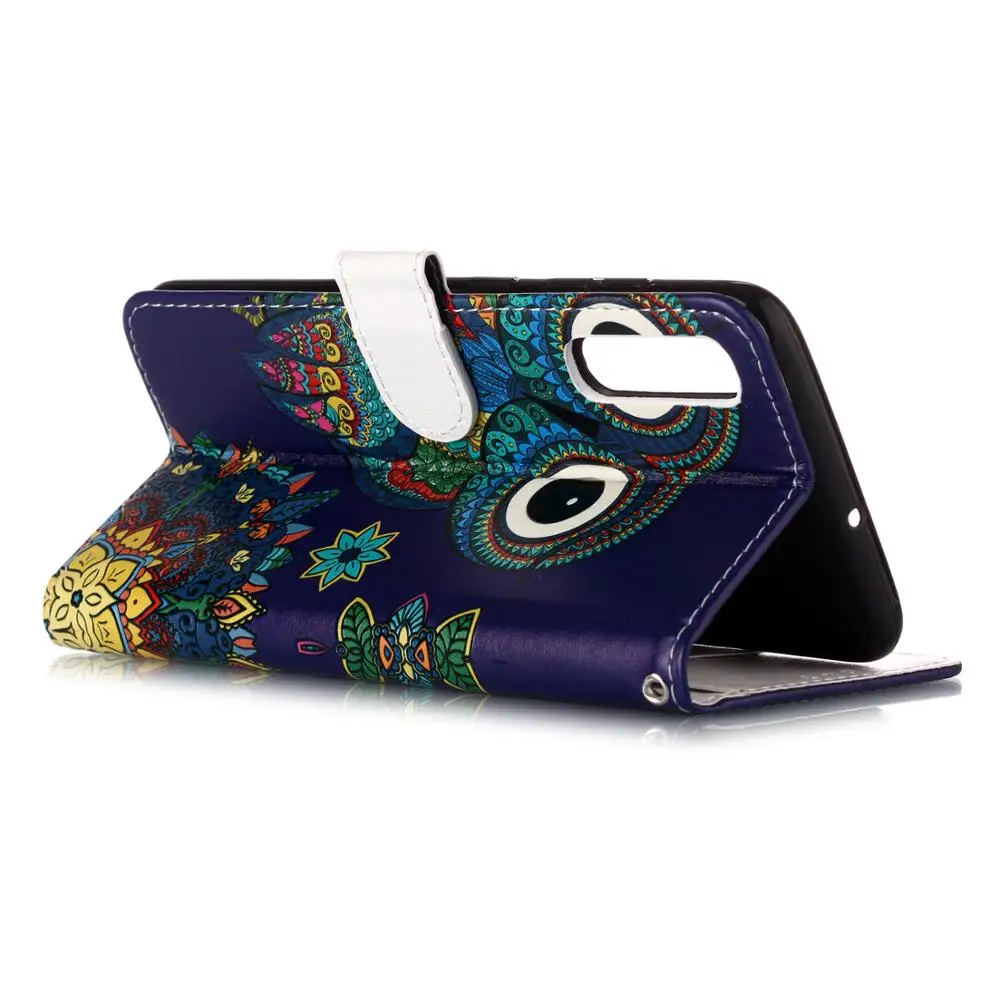 Flip Leather Case For Samsung Galaxy A20 case For coque Samsung A10 A30 A40 A50 A60 A70 3D Relief Wallet Cover Stand Phone Case