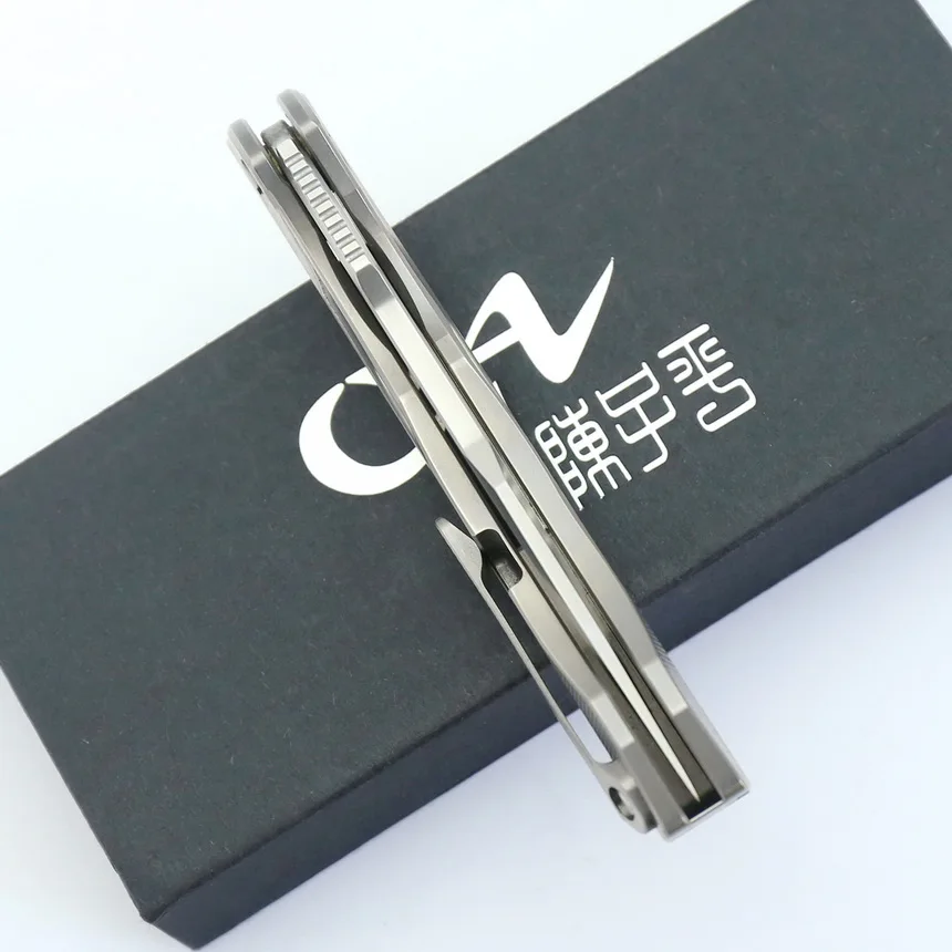 CH3519 Флиппер складной нож для ежедневного использования, S35VN сталь TC4 Титан+ Углеволокно ручка Открытый Отдых Охота Карманные Ножи EDC инструменты