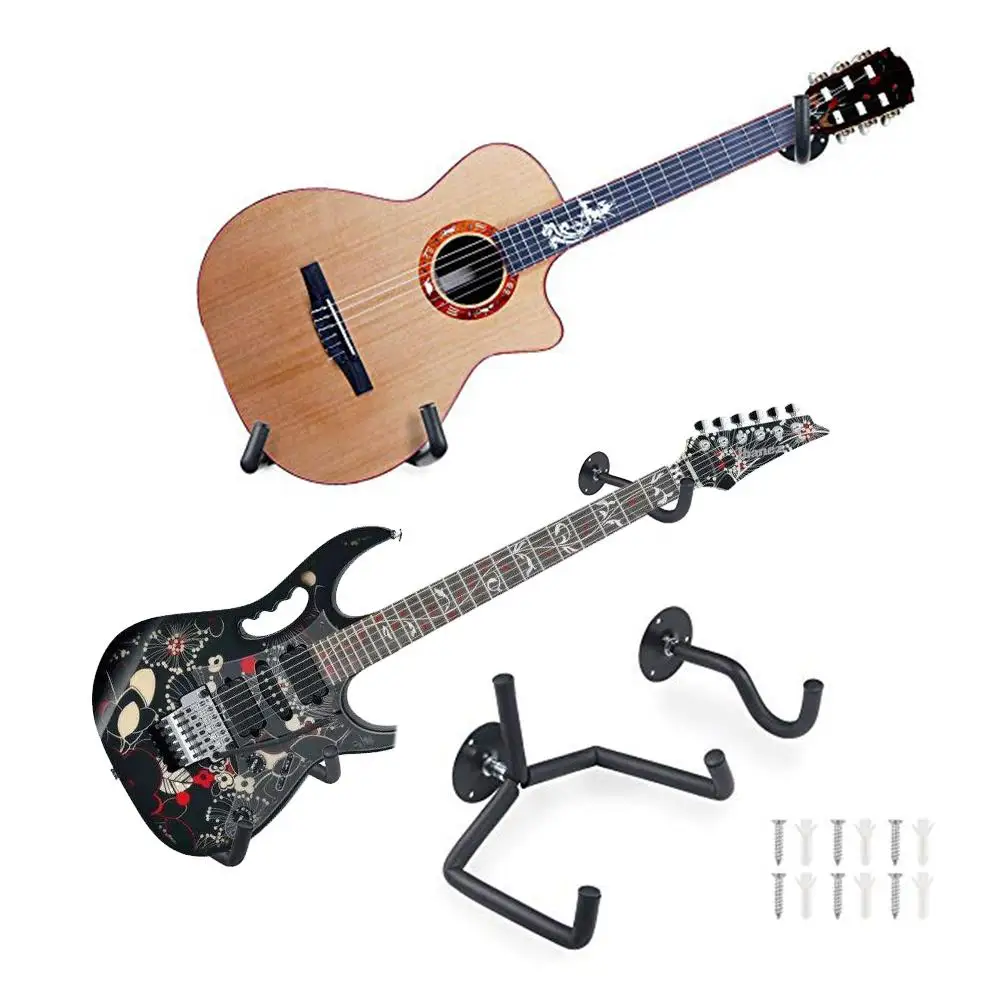 

Guitar Wall Mount Slatwall Horizontal Guitar Wall Hanger Holder Bass Stand Rack Hook for Acoustic Electric Guitar Bass Ukulele