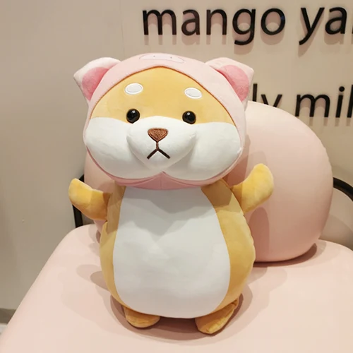 1 60/100 см Косплей Shiba «Лисья Секретная служба»(Inu игрушки мягкие чучела собаки и плюшевые игрушки Плюшевые Косплей Shiba «Лисья Секретная служба»(Inu Косплэй Куклы Детские куклы для Детский подарок дешевые игрушки - Цвет: 1