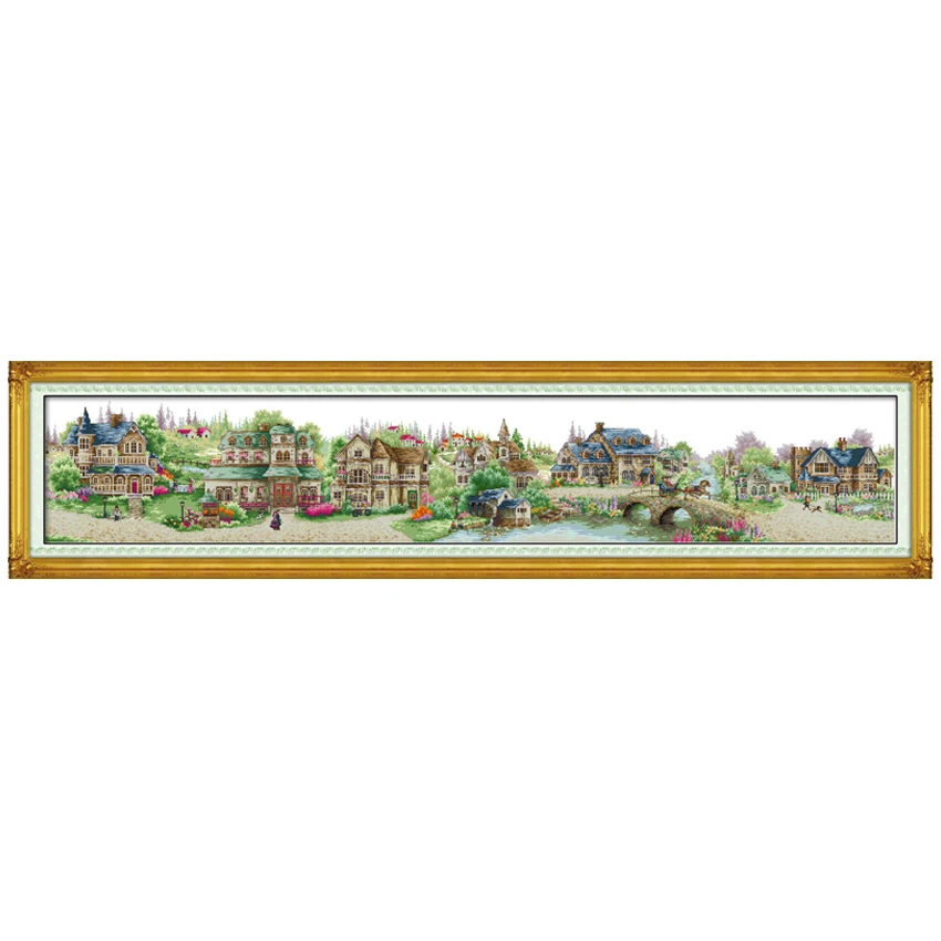 Большой размер! Набор для вышивки крестом 11 14CT|counted cross stitch|cross stitchcross stitch landscape |