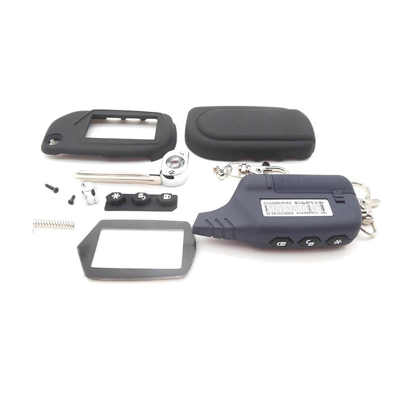 A91 uncut case with key fob keychain remote controller for starline two way auto car alarm free shipping | Автомобили и мотоциклы
