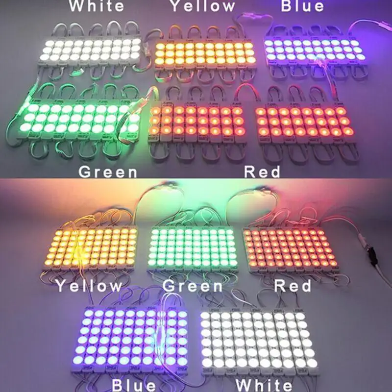 

SZYOUMY 220V LED Module SMD 2835 6LEDs IP66 Waterproof injection lens Super bright for Advertising Light Sign Backlight 500PCS
