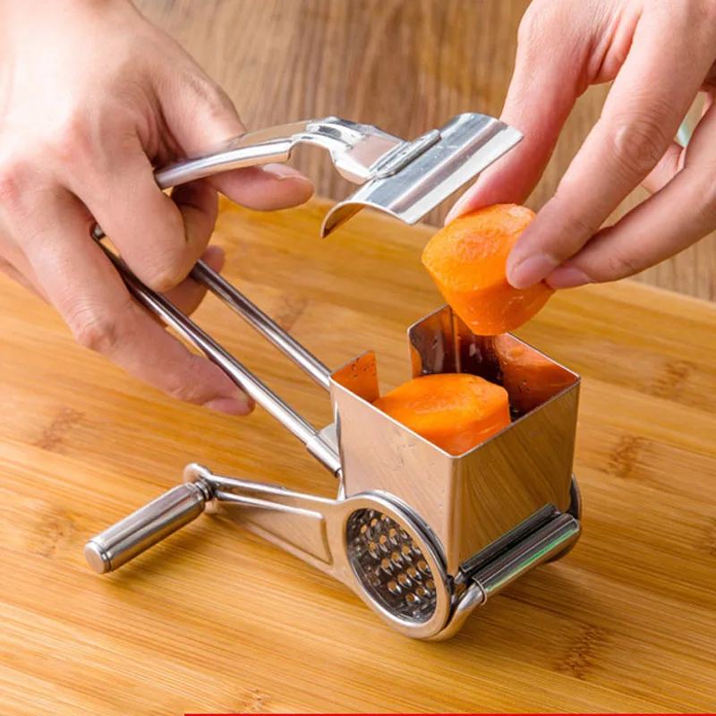 

4 Styles Butter Grater Stainless Steel Rotary Cheese Grater New Manual Control Cheese Slicer Cutter Butter Shredder Kitchen Tool