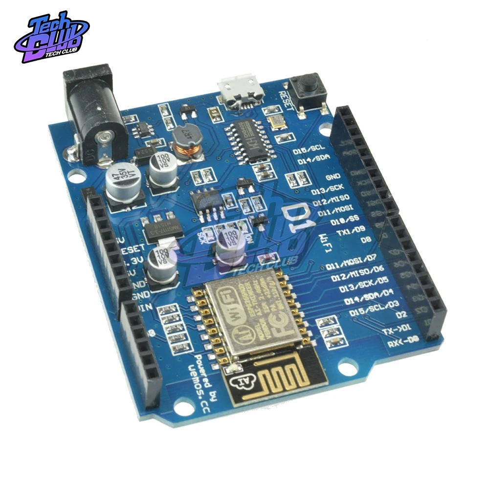 Плата разработки WeMos D1 CH340 CH340G Wi-Fi ESP8266 ESP-12 модуль для Arduino IDE R3 Micro USB ONE 3 В 5 в 1A |