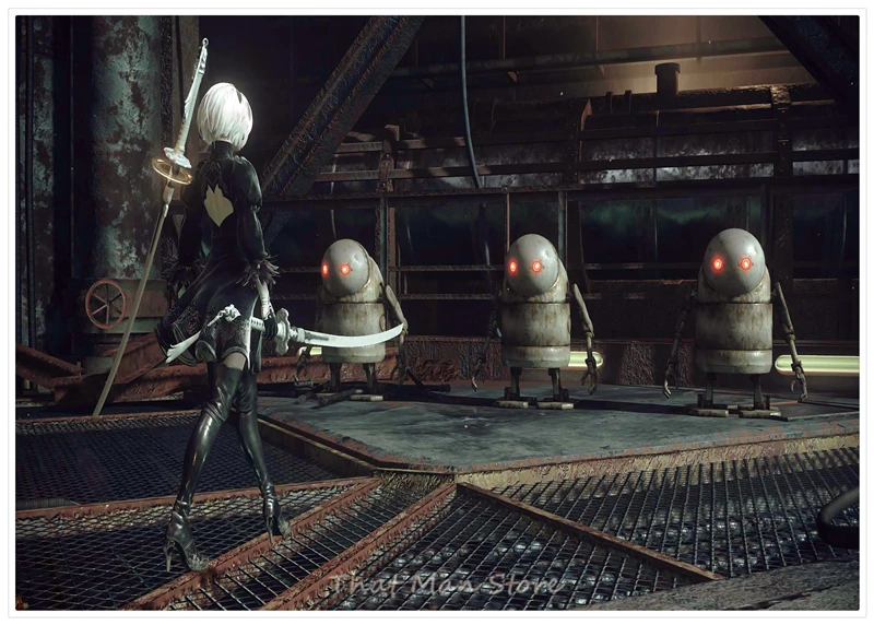 NieRAutomata плакат ясное изображение наклейки на стену украшение дома хорошее