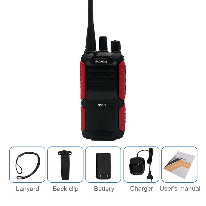 1pcs Baofeng BF-999S рация 5 Вт UHF двухсторонняя CB радиостанция HF SSB трансивер обновление BF-888s PMR446 YAESU Ham радиоприемник - Цвет: 1pcs