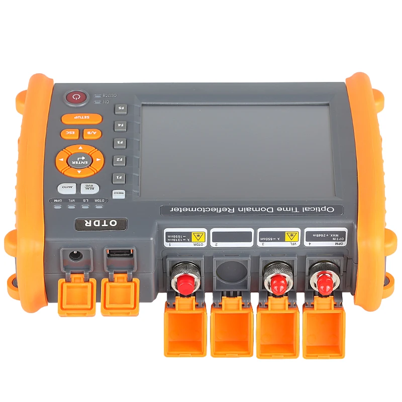 AUA5280 1310 1550nm 32/30dB SM с VFL OPM источник света Fibra оптика OTDR оптоволокно, рефлектометр оптический рефлектометр
