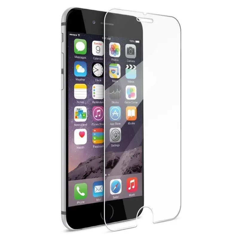 Защита для экрана закаленное стекло iPhone 7 Стекло 9H 2.5D Защитная пленка 6 6S 5S 8 SE 5 5C XR