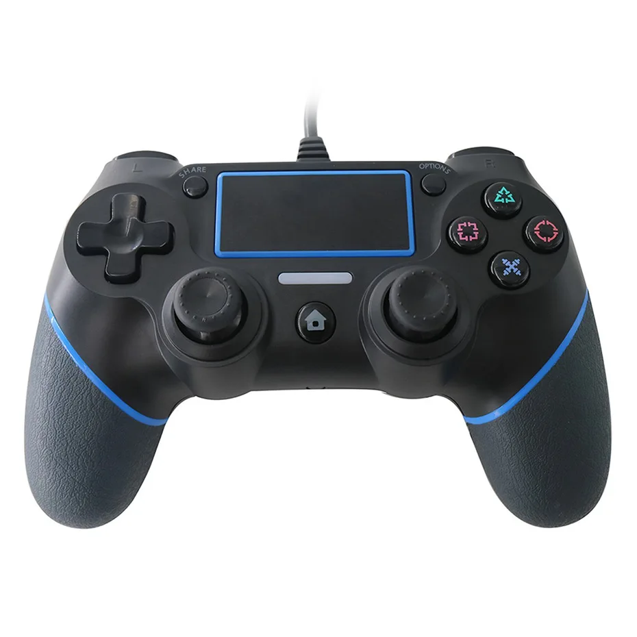 Проводные контроллеры для ps4 контроллера джойстики USB Вибрация Проводной