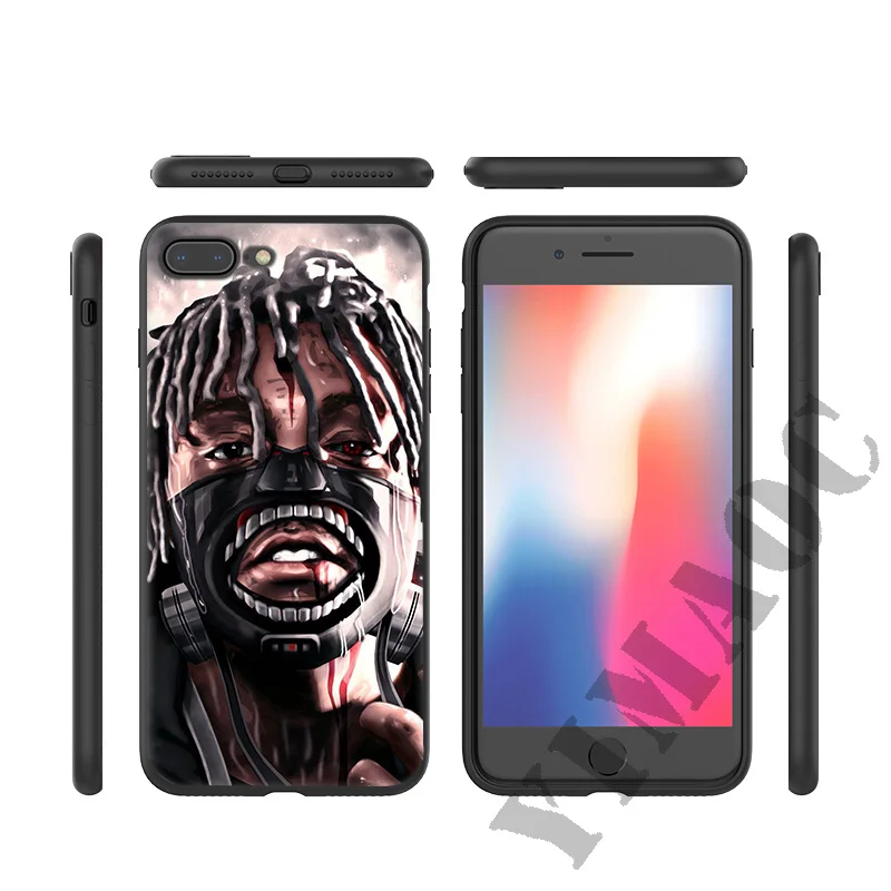 Мягкий силиконовый чехол YIMAOC Juice WRLD 999 для iPhone 11 Pro Xr Xs Max X или 10 8 7 6 6S Plus 5 5S SE |