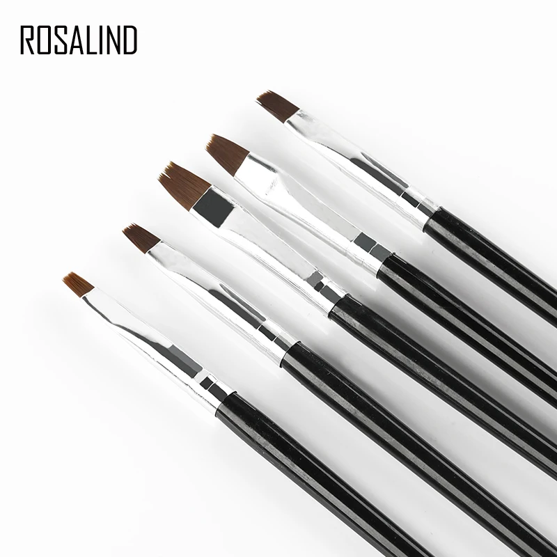 Набор кистей для ногтей ROSALIND 5 шт./компл. кисточка Новое поступление ручка