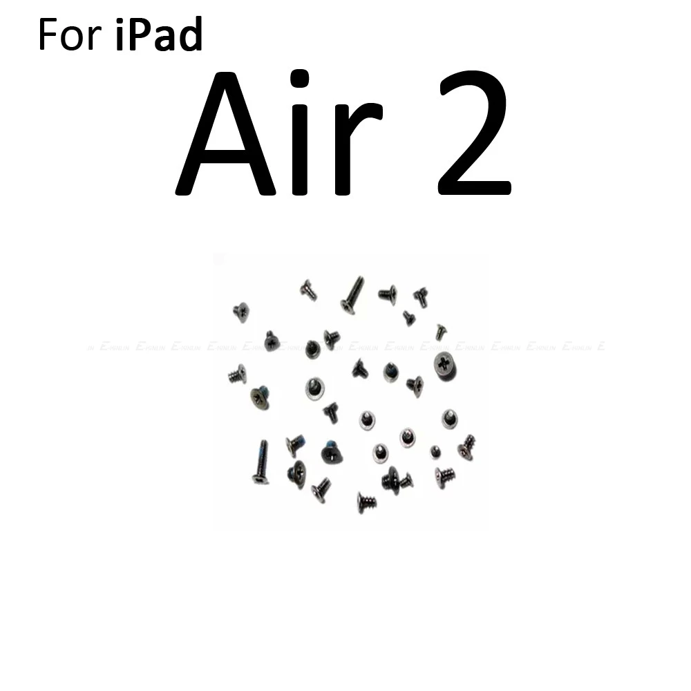 Полный комплект винтов с задней дверью ЖК-дисплей винт для iPad 4 Air Mini 1 2 3 запасные