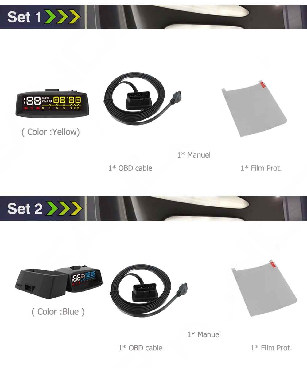 EANOP EN-SMART HUD Дисплей OBD II EOBD Автомобильный цифровой спидометр для Audi a6 c6 Toyota Ford