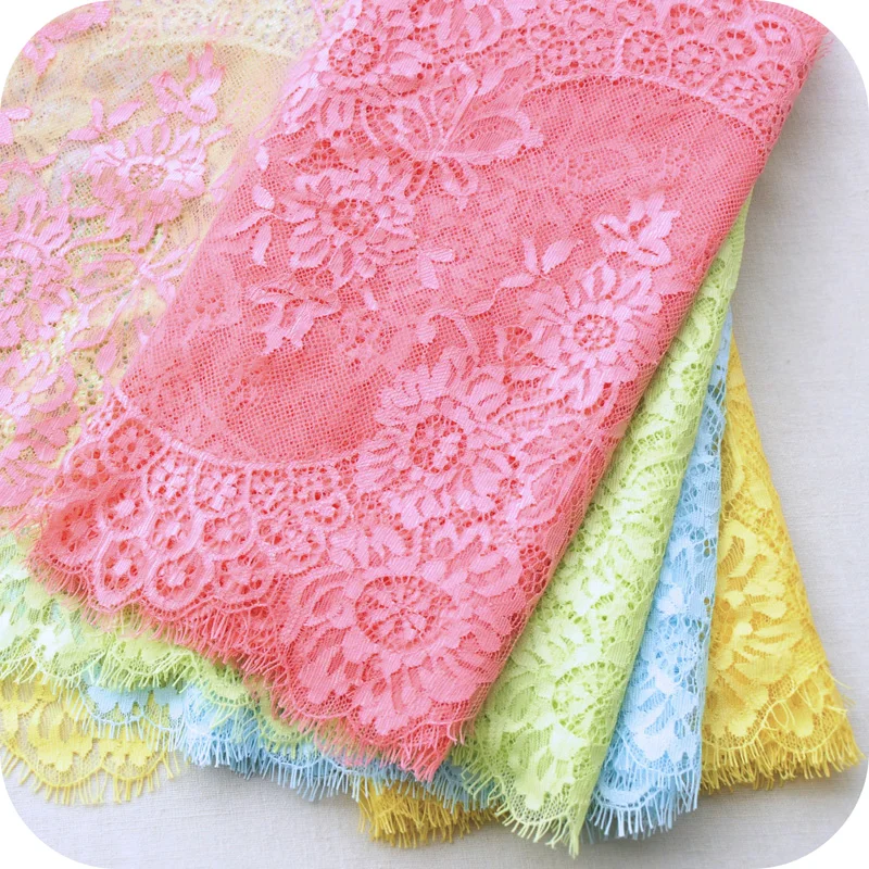 3 м/лот ресницы кружевная отделка 30 см широкая ткань цветок 6 цветов рукоделие