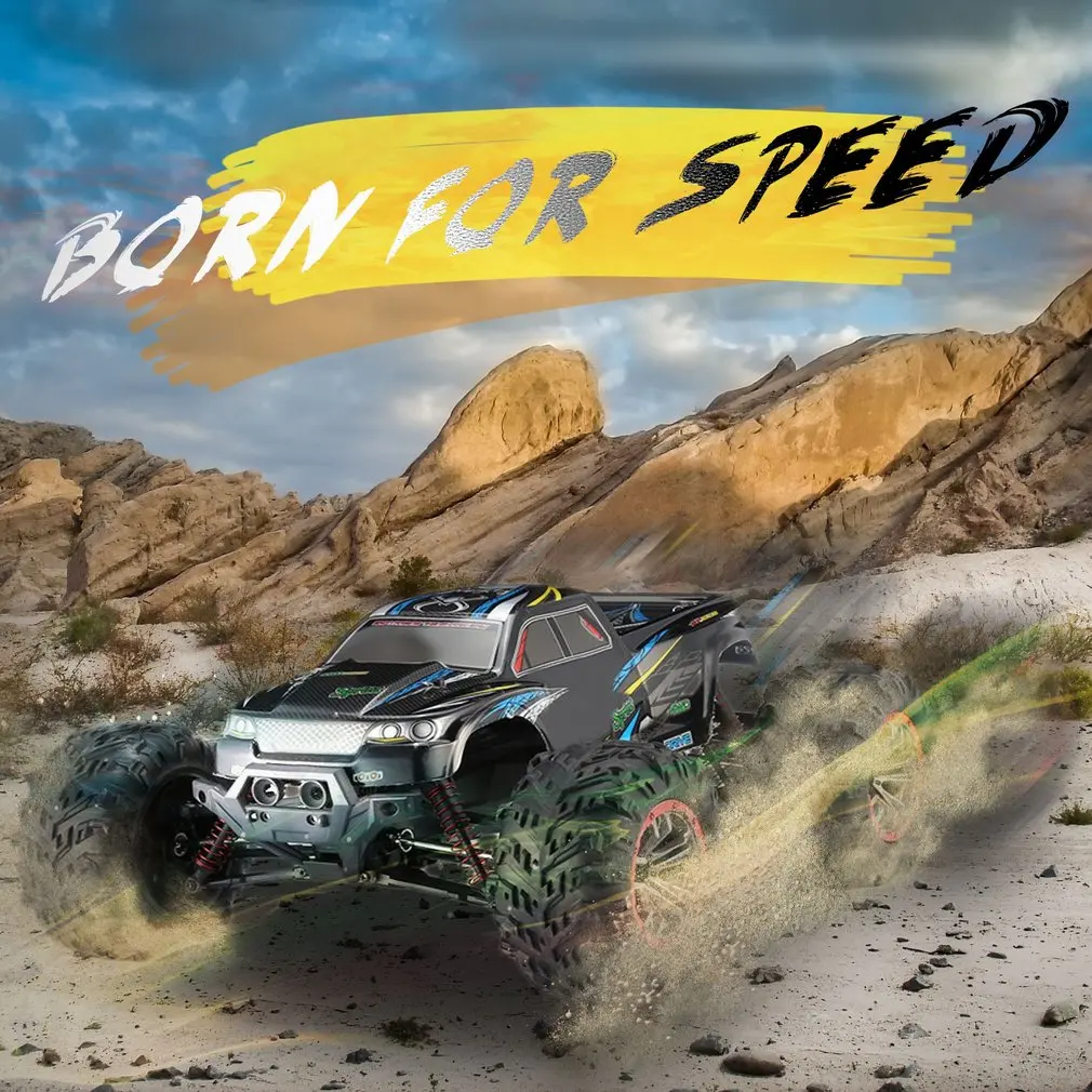9125 4WD 1/10 RC автомобиль Высокая скорость 46 км/ч Электрический сверхзвуковой грузовик Внедорожник Багги RC гоночный автомобиль электронная игрушка RTR