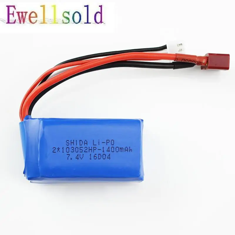 Ewellselling wltoys A959-B A969-B A979-B K929-B 2 4G литий-полимерный аккумулятор 7 4 В 1400 мАч | Игрушки и