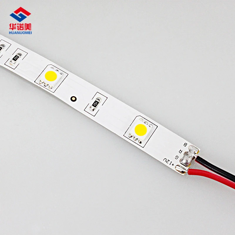 

White 5050 LED Strip Light SMD5050 30LEDs/m 5M/Roll Flexible PCB SMD Tape LED Light DC12V Non-waterproof IP20 White Warm Lamp