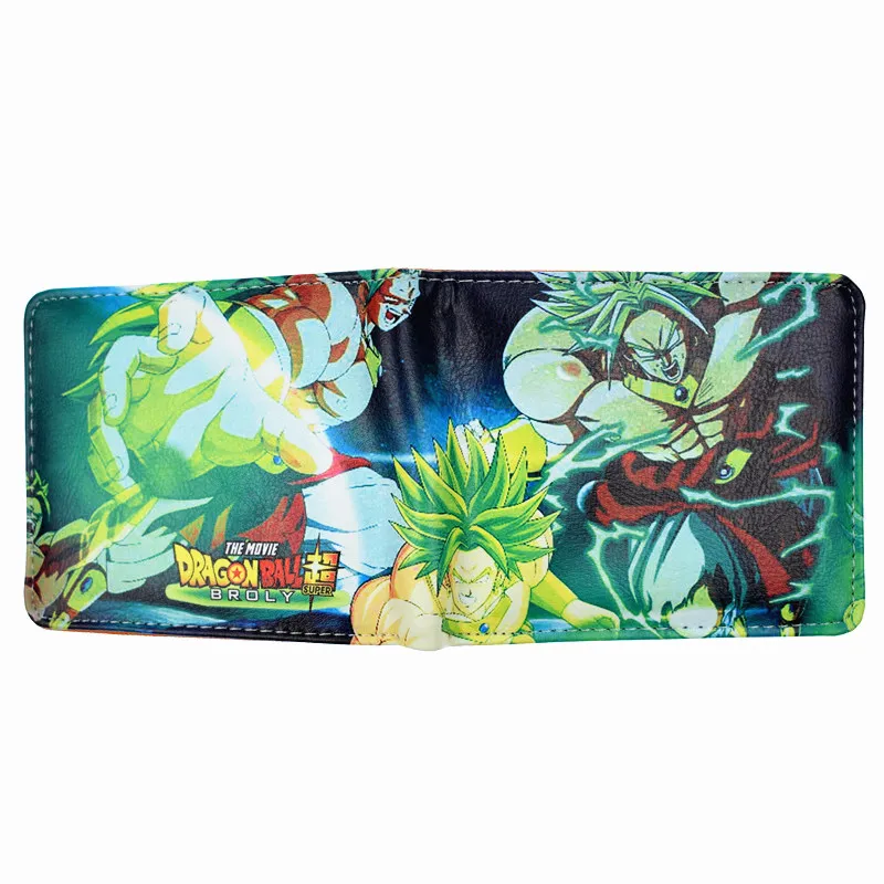 QY1911808 Новое поступление, кошелек Dragon Ball Z, аниме Dragon Ball Super Broly, мужской кошелек с сумкой для монет, кошельки на молнии, короткий кошелек - Цвет: QY1911808