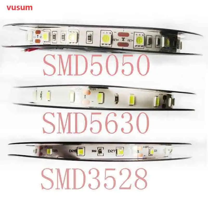 

12V Waterproof led Strip Lights rgb SMD 3528 5050 5630 LED light strip flexible light 150leds 300leds 600leds Christmas light