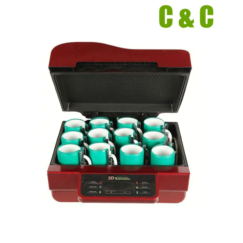 3D сублимационный вакуумный аппарат термопресс для кружек футболок чехлов
